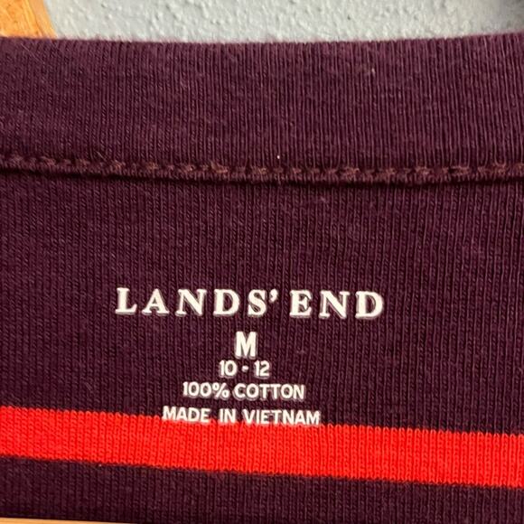 Lands’ End Boatneck Long Sleeve T-Shirt - Picture 2 of 2